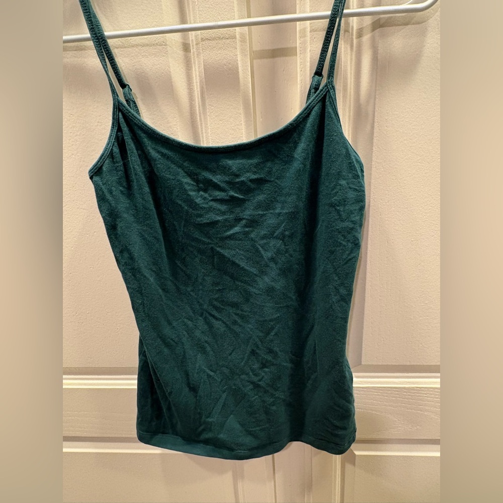 FOREVER 21 Green Tank Top Womens Size Medium M spaghetti strap